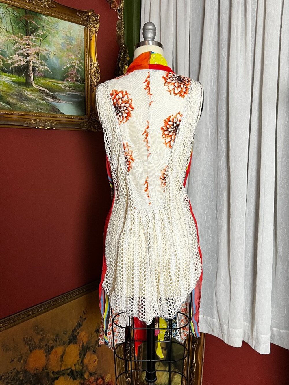 Colorful vest duster - Picture 3 of 14